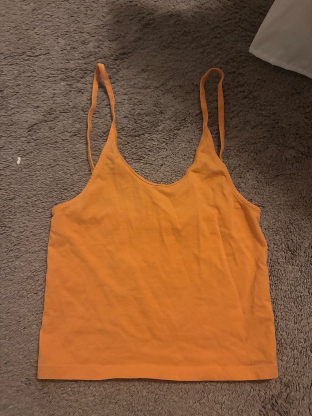 American Eagle Outfitters Orange Spaghetti Strap Cami
